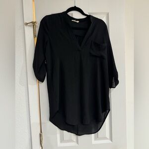 Lush Black Blouse Tunic from Nordstrom oversized